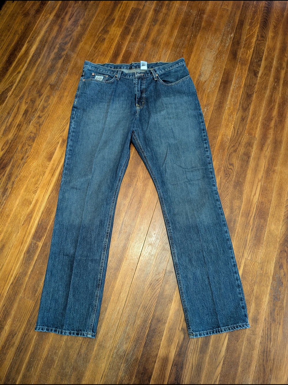 Cinch Mens Cotton Denim Blue Jeans 40x36